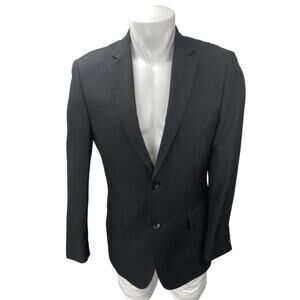 Paolo Giardini Harry Men's Black Long Sleeve Blazer Coat Suit Jacket Size 40L